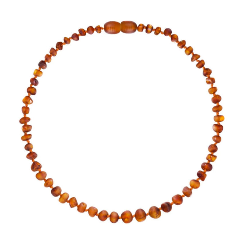 Amber necklace - Cognac amber