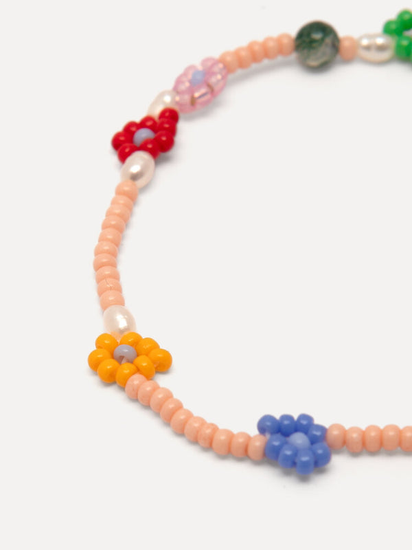 Lola bracelet - Pink flowers