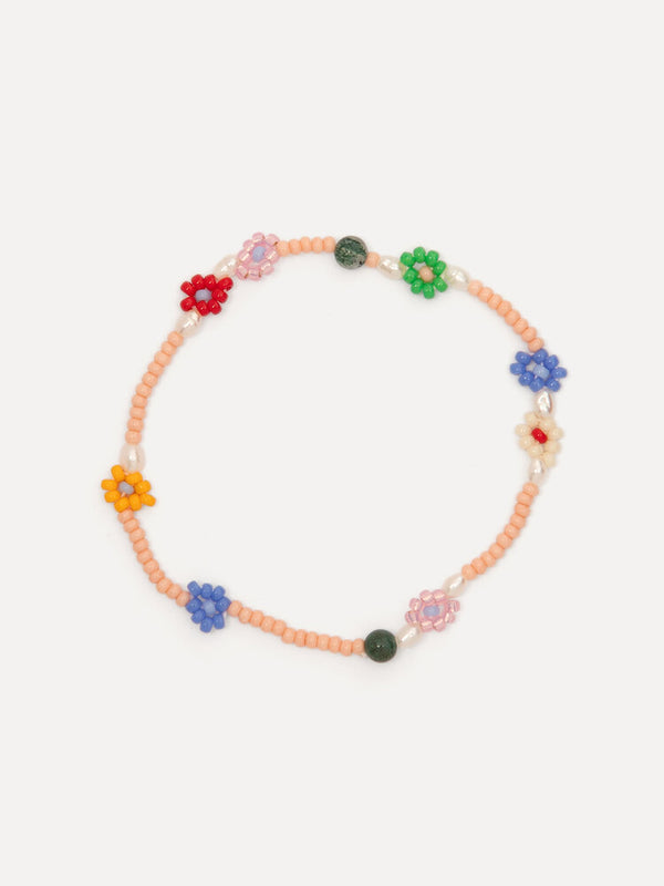Lola bracelet - Pink flowers