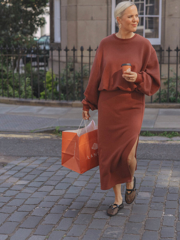 Metz balloon sweater - Bordeaux