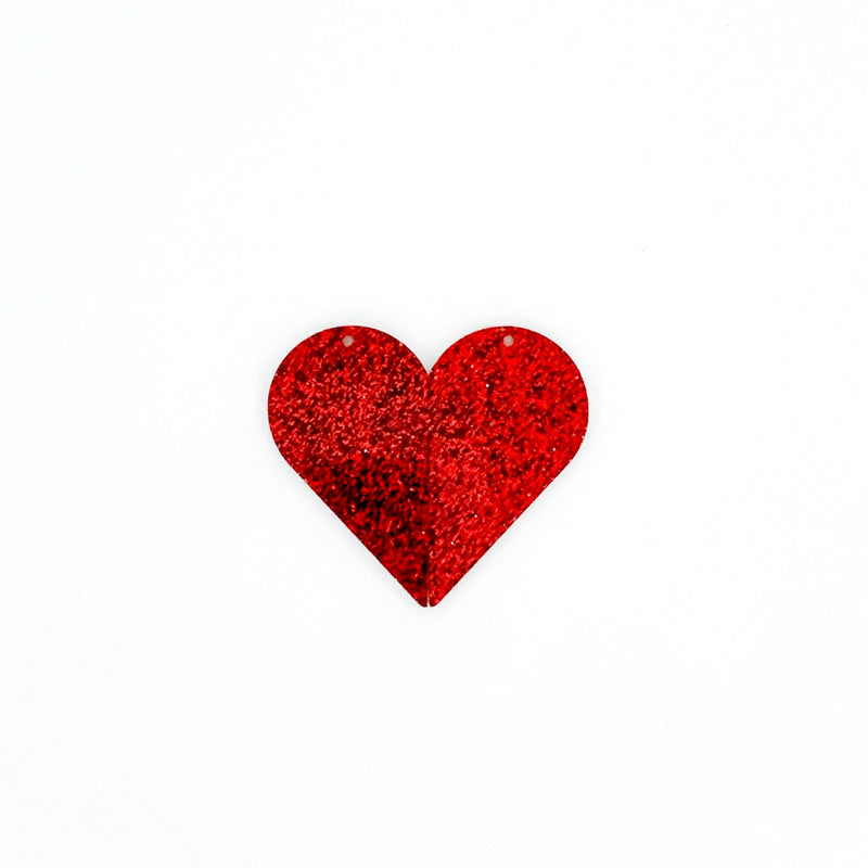 FB pendant BFF heart - Red