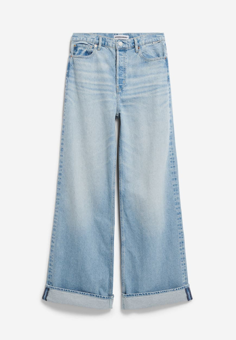 Blinaa wide leg denim - Andromedar blue washing