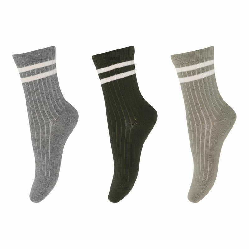 Ben socks - Grey multi (3-pack)