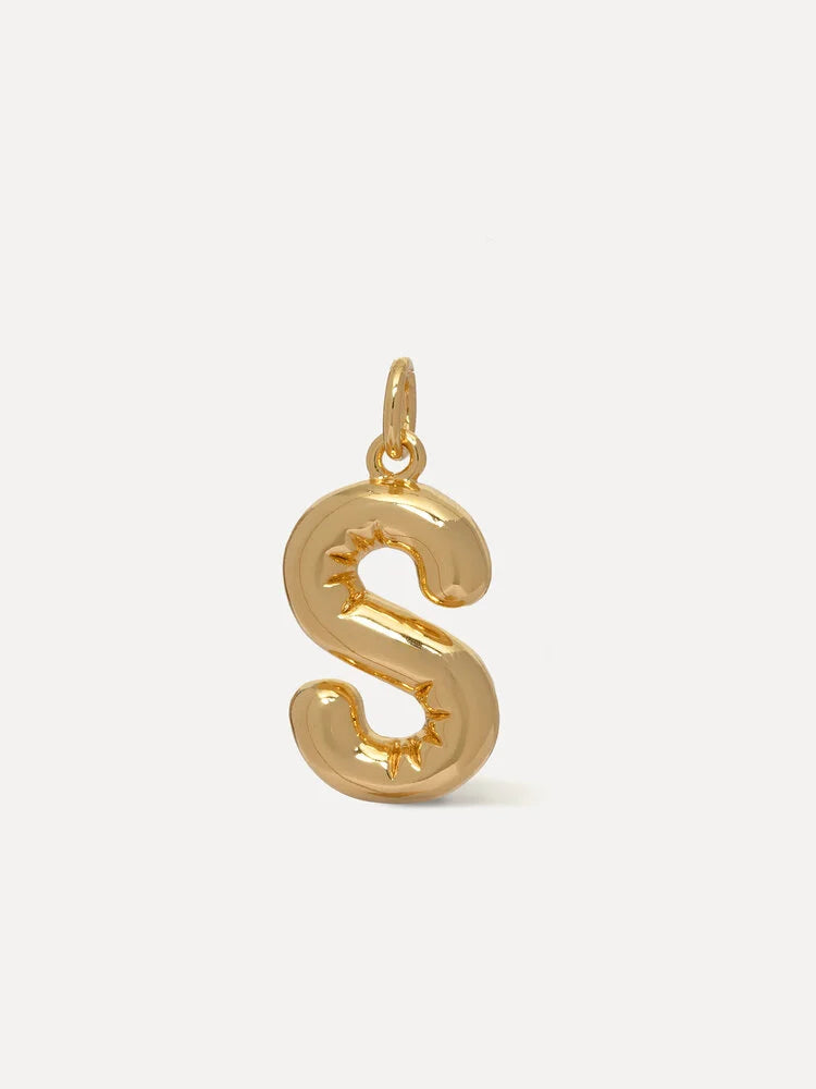 Necklace balloon letter - Gold