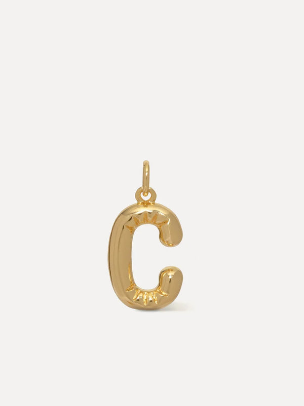 Necklace balloon letter - Gold