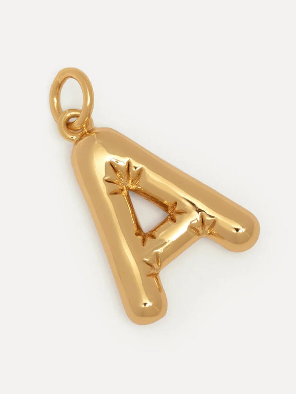 Necklace balloon letter - Gold