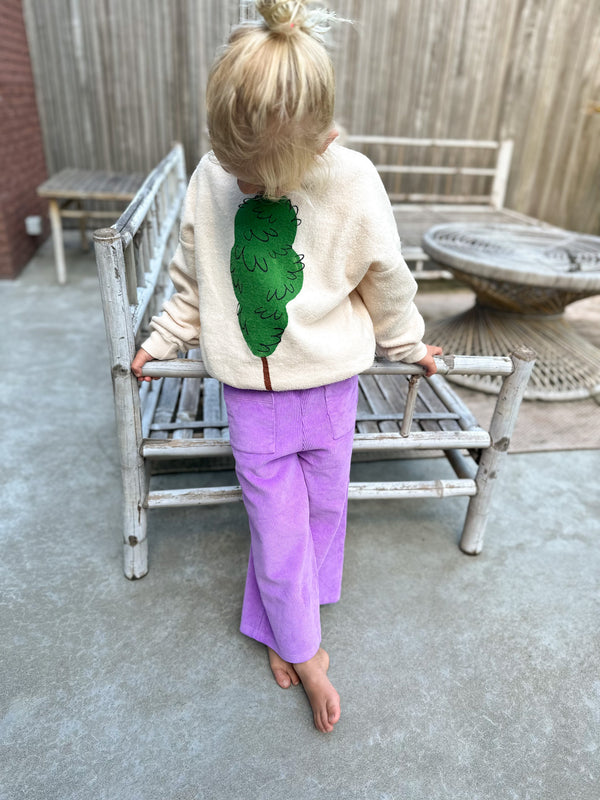Corduroy culotte - Mulberry