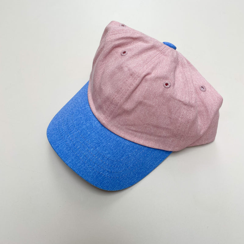 Color cap - Dusty pink/blue