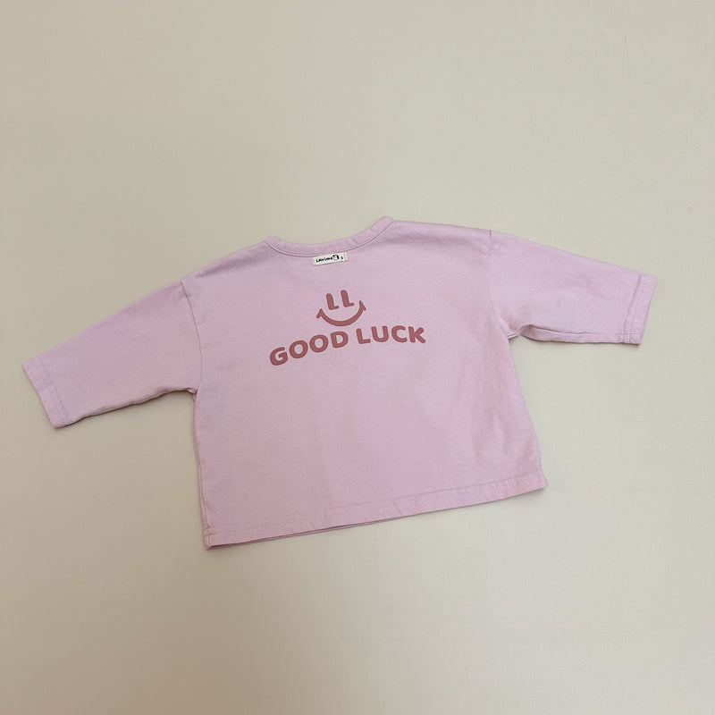 Good luck tee - Pink