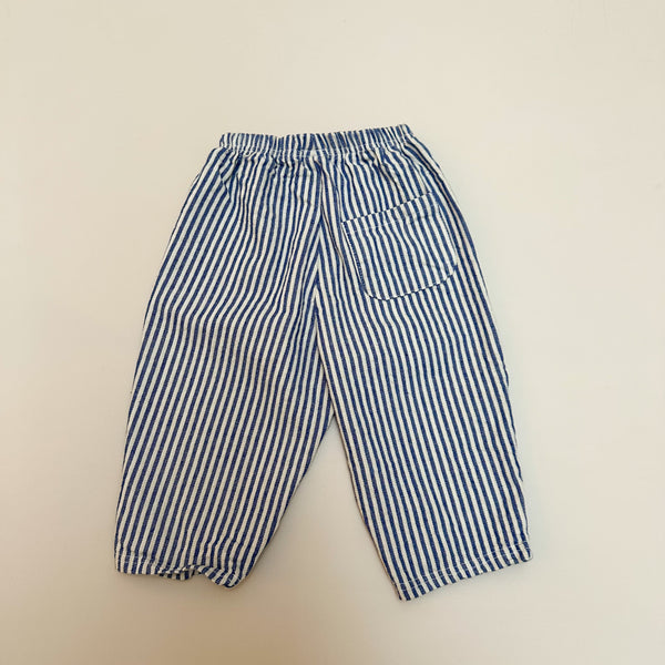 Lala striped pants - Navy