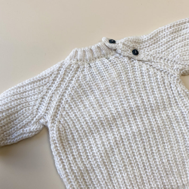Knitted sweater - Natural