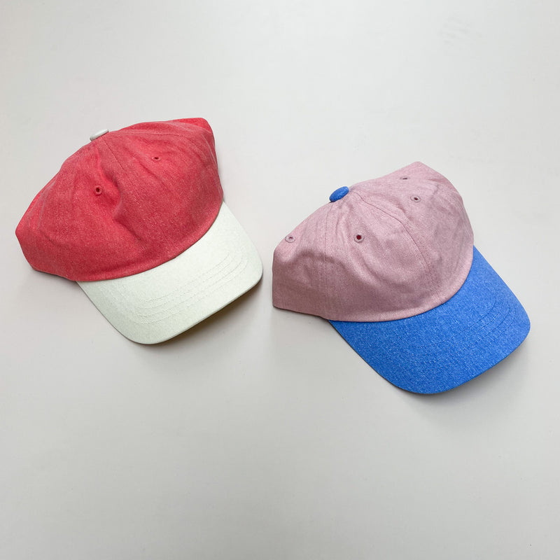 Color cap - Dusty pink/blue