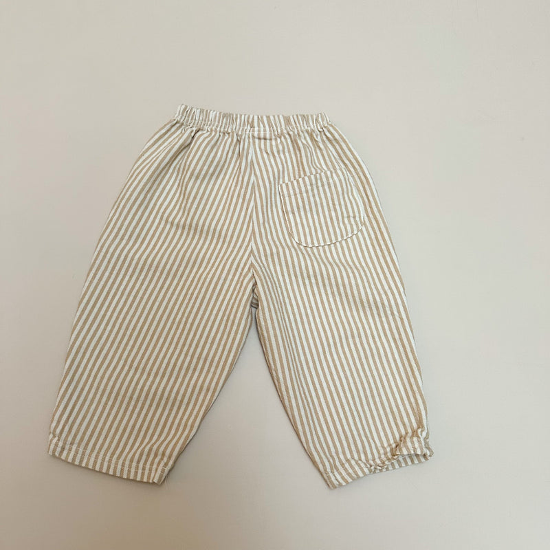 Lala striped pants - Beige