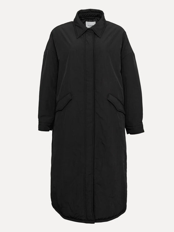 Martin long bomber jacket - Black