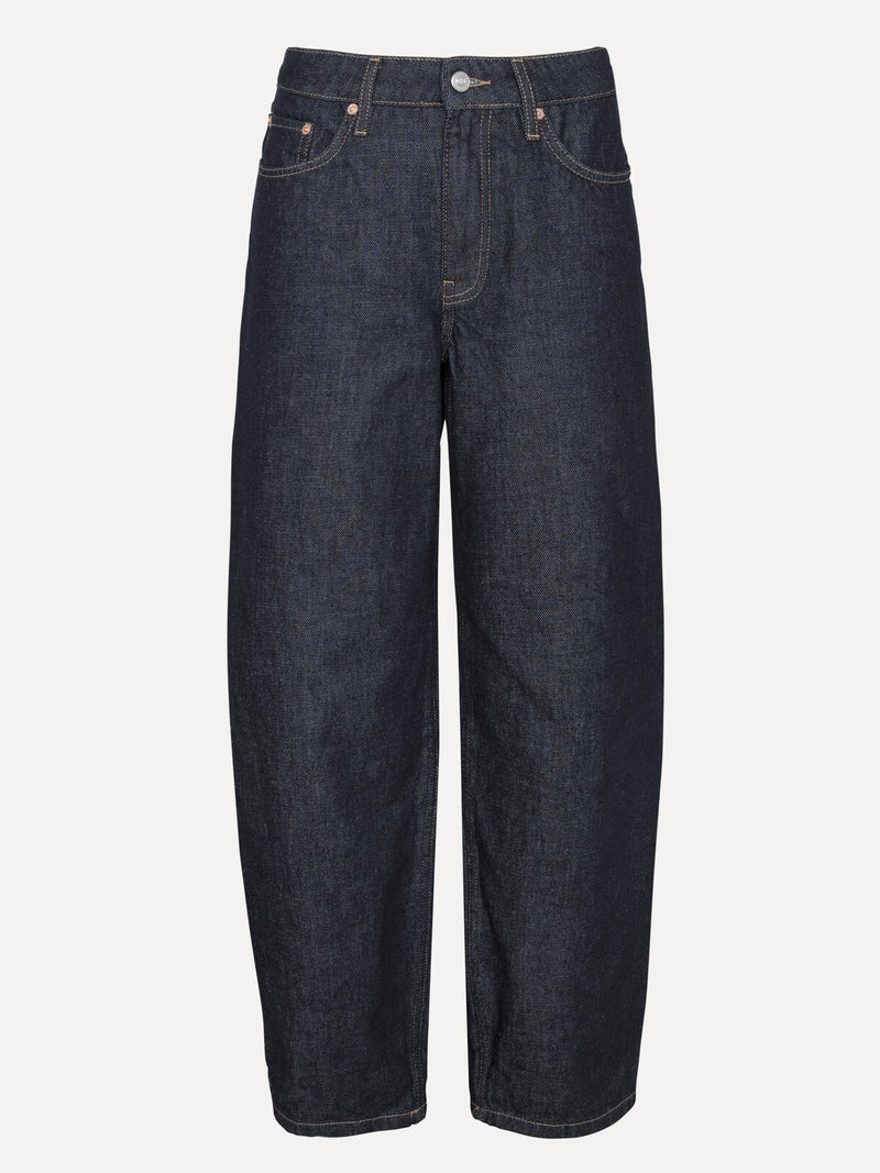 Chuck balloon denim pants - Dark blue