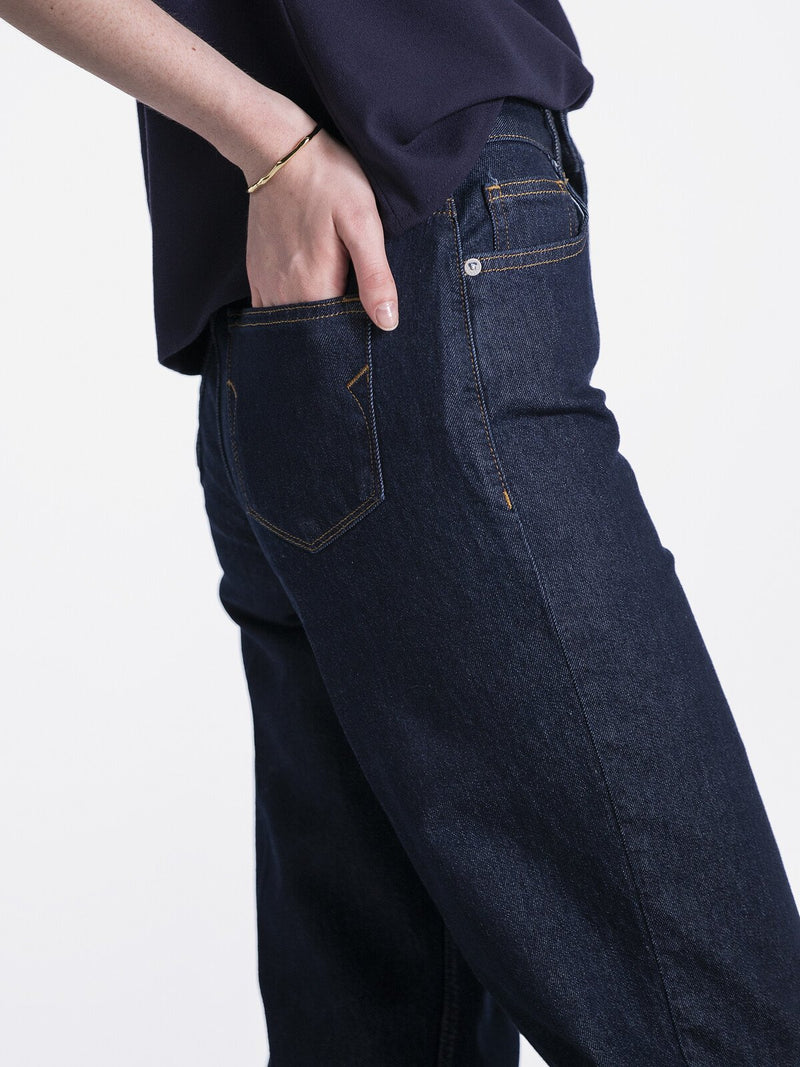 Chuck balloon denim pants - Dark blue