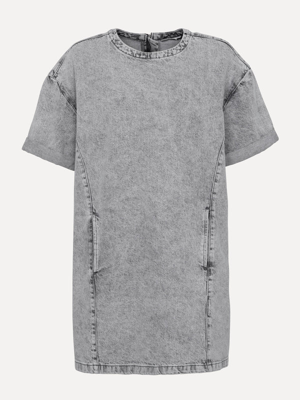 Rocco denim dress - Washed grey