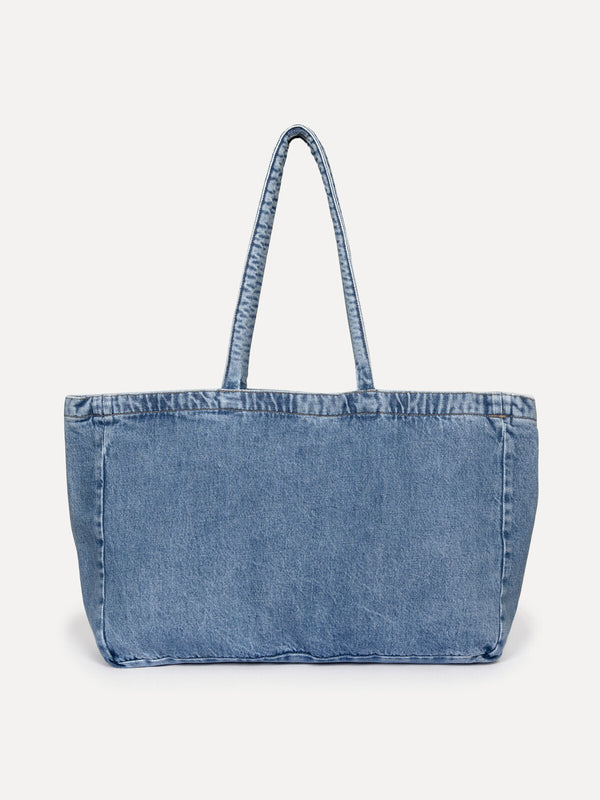 Abel denim shopper - Washed blue