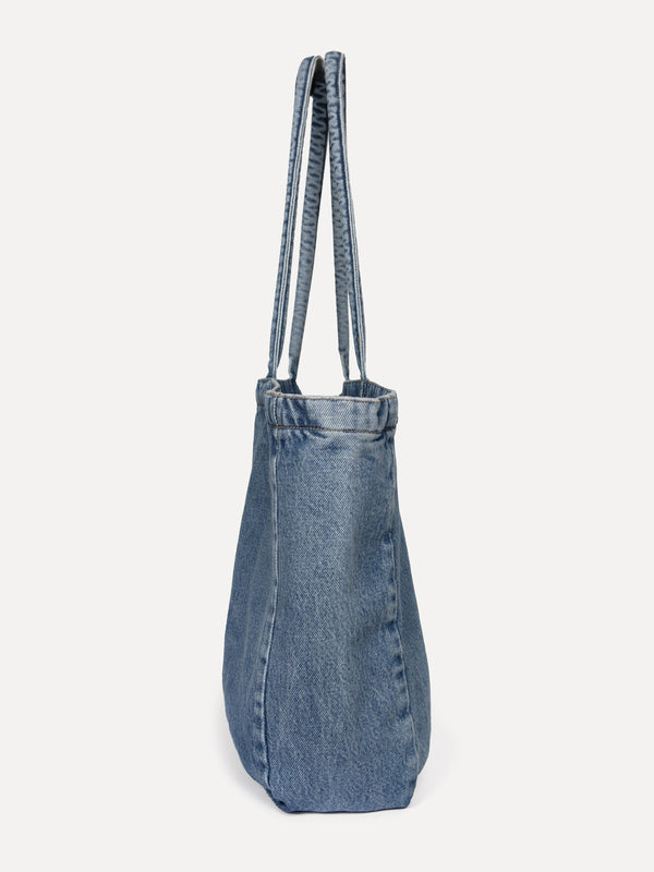 Abel denim shopper - Washed blue