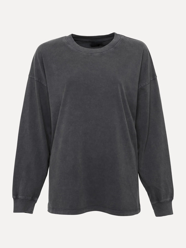 Cameron longsleeves tee - Washed black