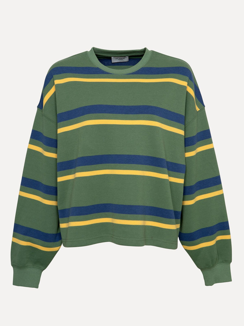 Maxime longsleeve piqué tee - Green