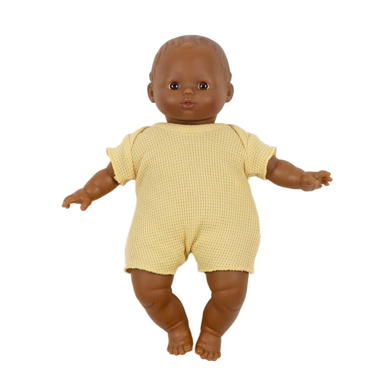 Doll waffle shorty onesie - Vanille