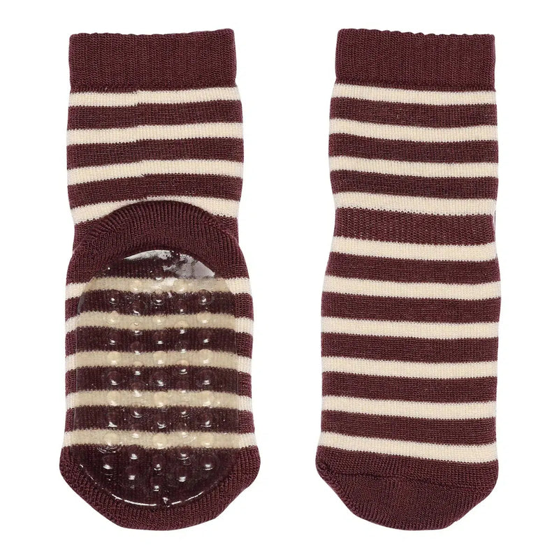 Elis anti slip homesocks - Grape skin