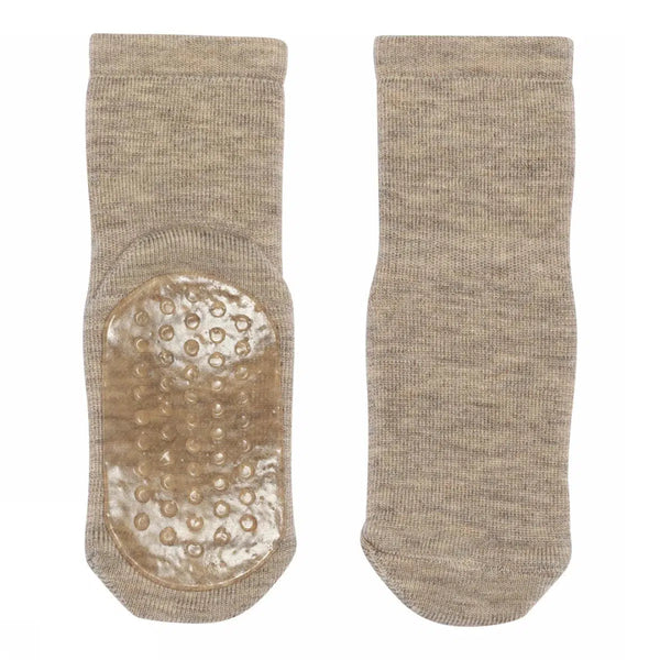 Anti slip homesocks - Light beige melange