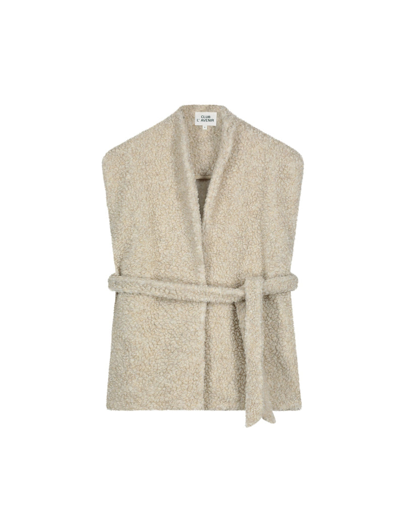 Nohi teddy vest - Soft sand