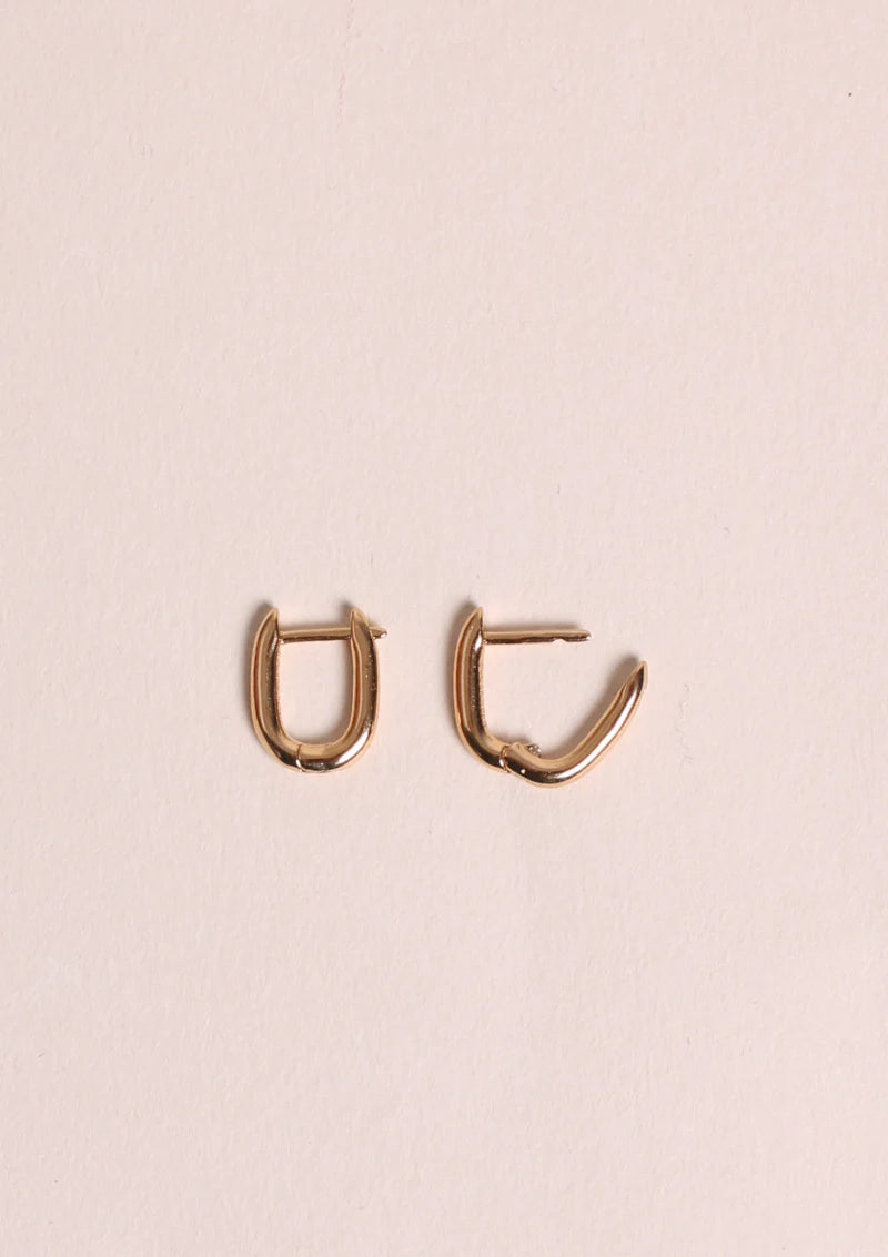 Octave hoop earrings - Gold