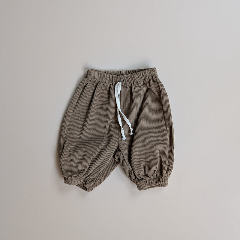 Bebe corduroy jogger pants - Cocoa