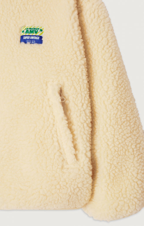 Hoktown pile jacket kids - Ecru
