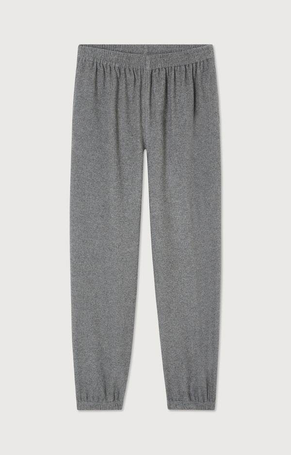 Flanel like joggers Vylow - Grey melange