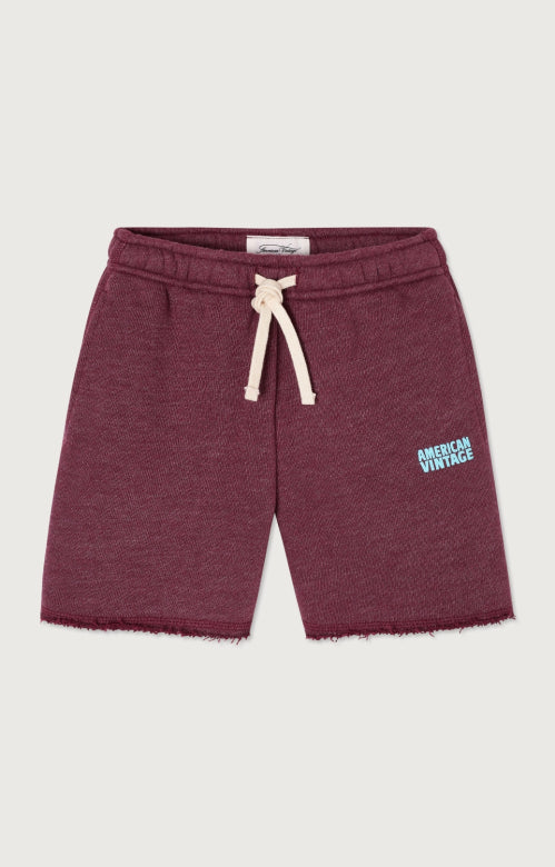 Kids doven short - Overdyed Burgundy