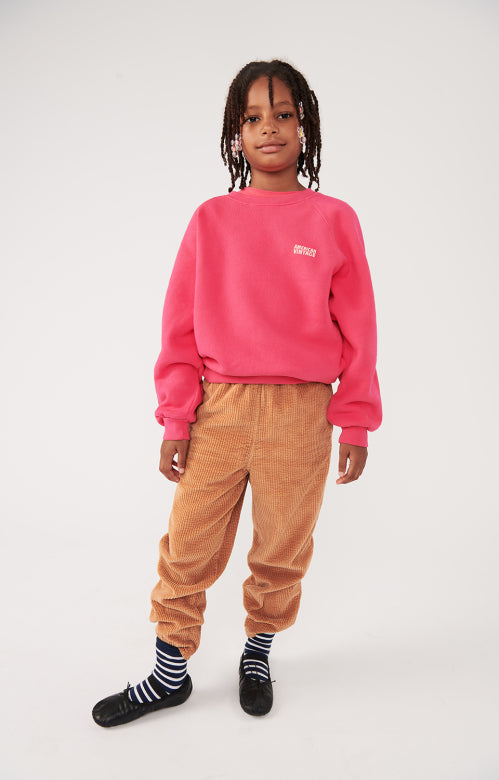 Kids izubird sweatshirt - Fluorescent hortensia pink