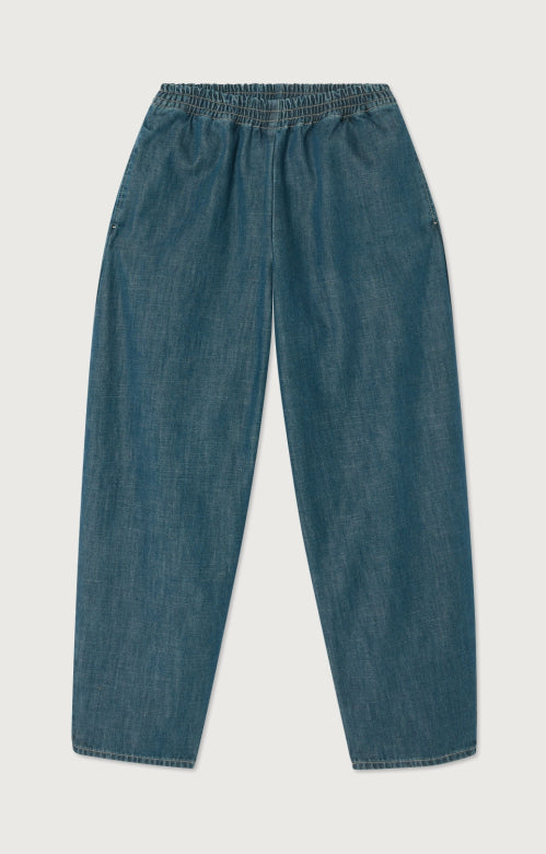 Carrot jeans - Medium green cast