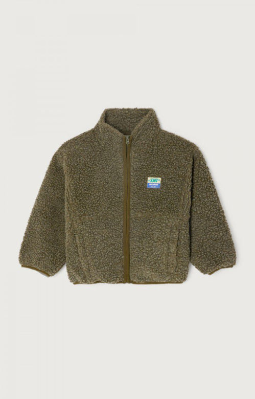 Hoktown pile jacket kids - Varan melange