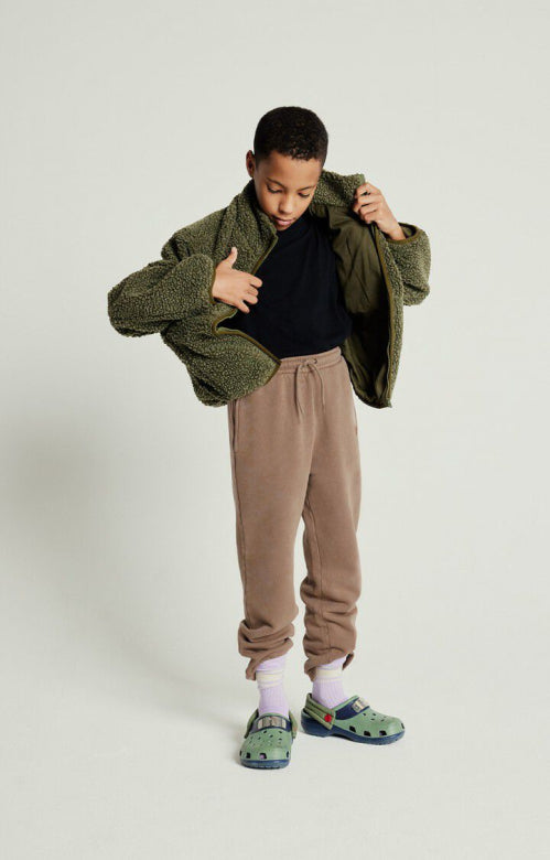 Hoktown pile jacket kids - Varan melange