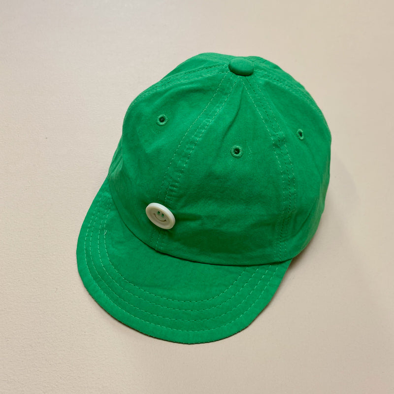 Smile button cap - Green