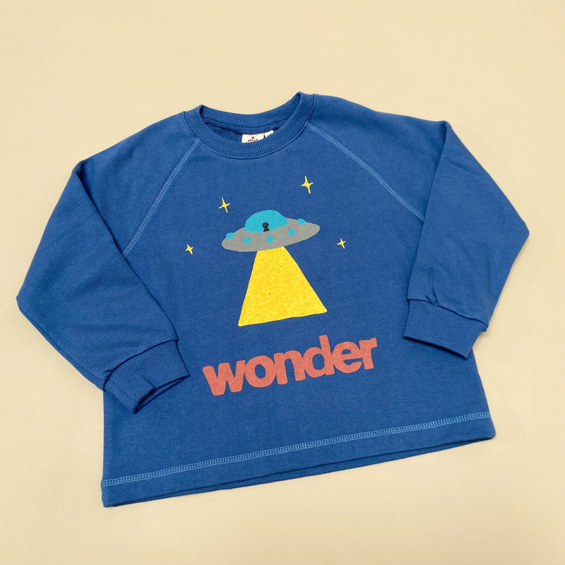 Space raglan sweatshirt - Blue