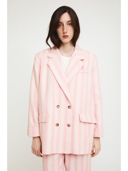 Wilson striped blazer - Pink