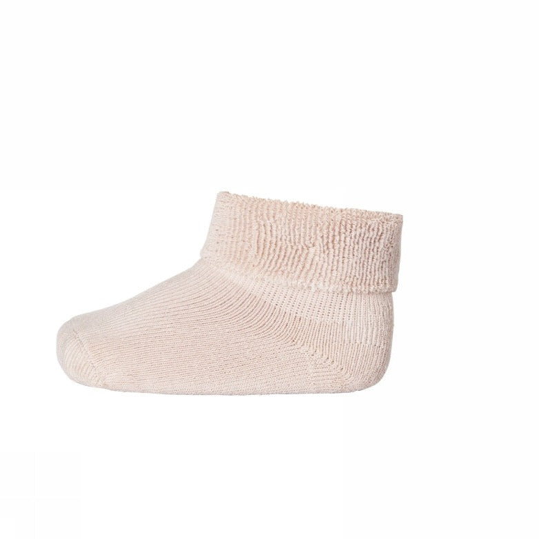 Cotton terry socks - Rose dust