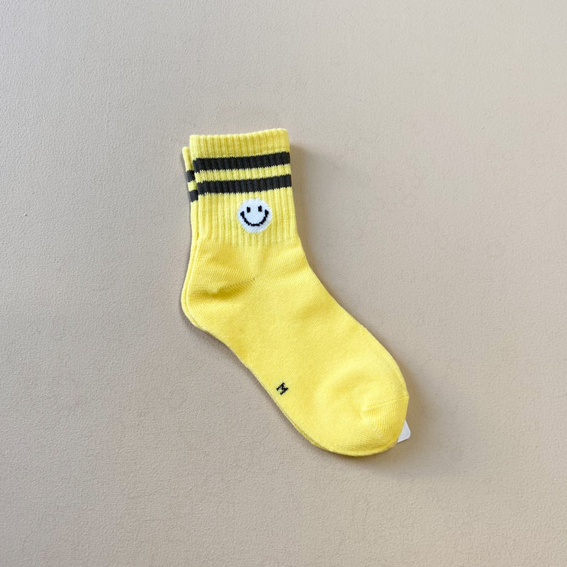 Smile socks - Yellow