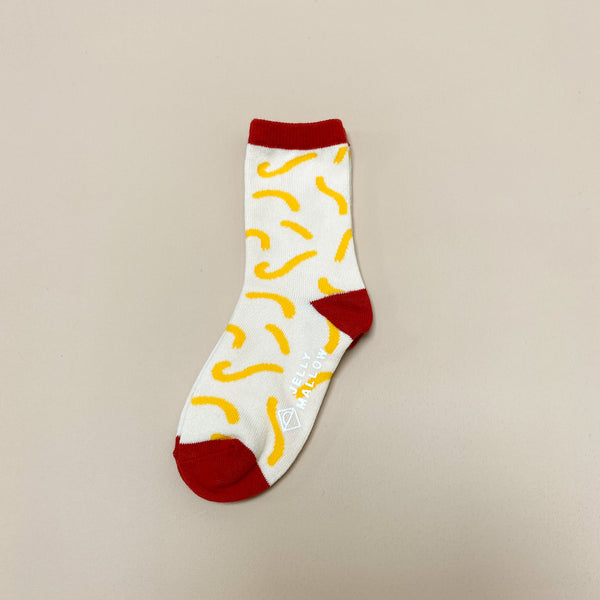 Confetti socks - Cream/yellow