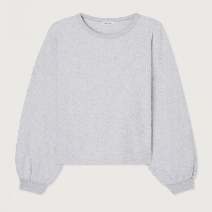 Cropped sweatshirt bobypark - Light grey melange