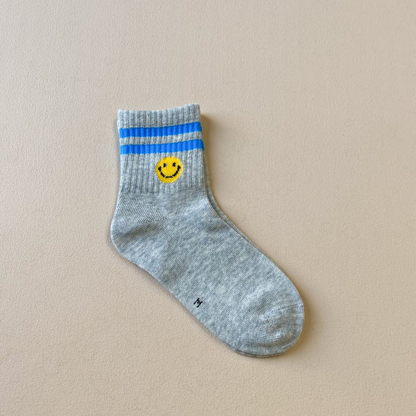 Smile socks - Grey melange