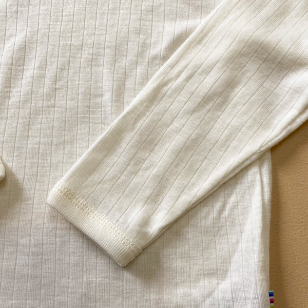 Merino wool sleepsuit - Ivory