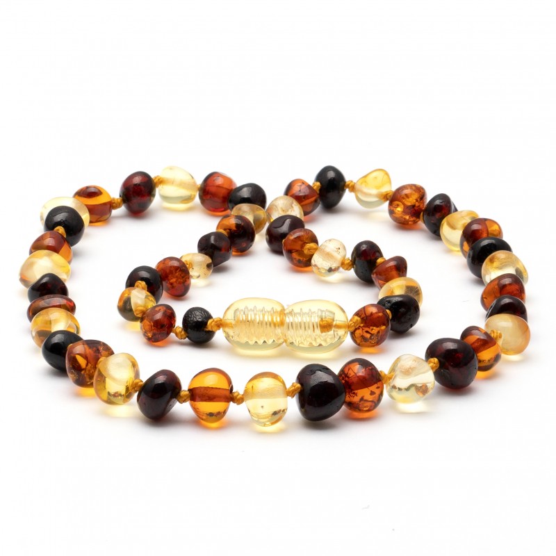Amber necklace - Cognac/honey/brown