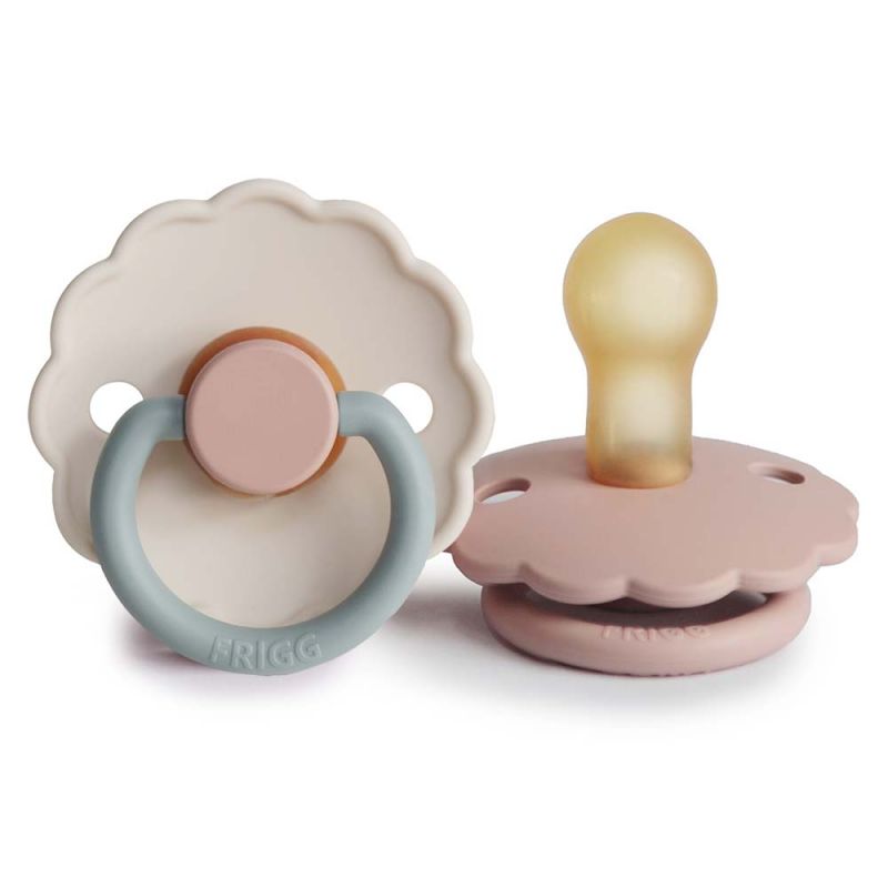 Daisy bloom pacifier - T2 - Blush cotton candy