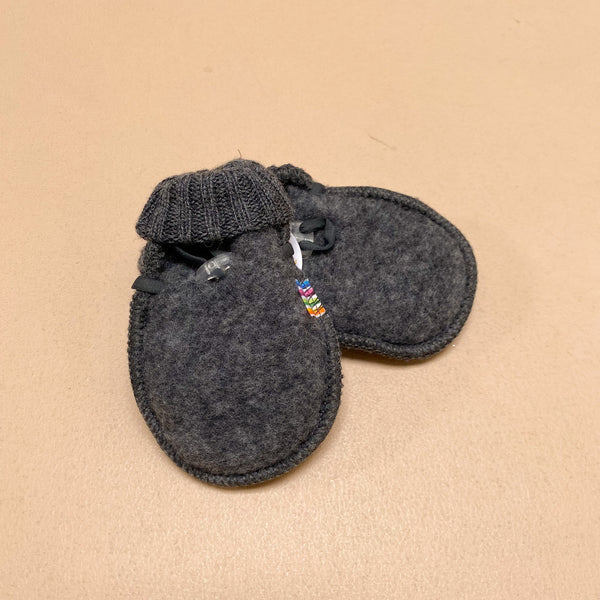 Wool mittens - Charcoal